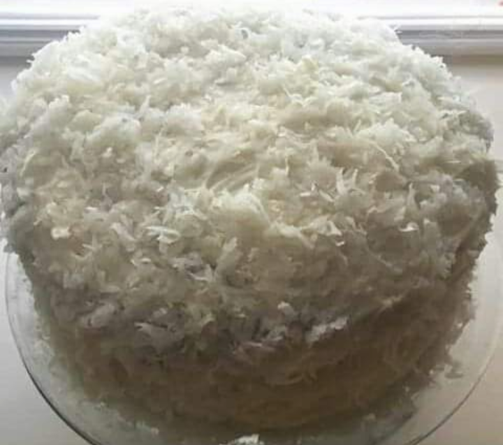 Fresh 3 layer Coconut cake " TOP SELLER"
