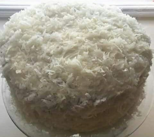 Grandma Lilies 3 layer Coconut cake