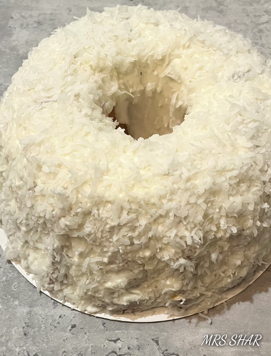 " Tom Cruise " White Chocolate Coconut Pound Cake