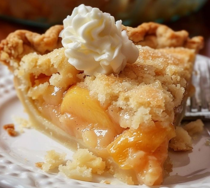 Peach 🍑 Pie SOOO delicious