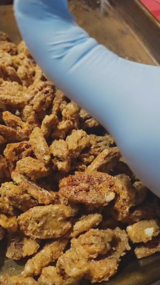 Candied" Cinnamon Sugar Pecans"