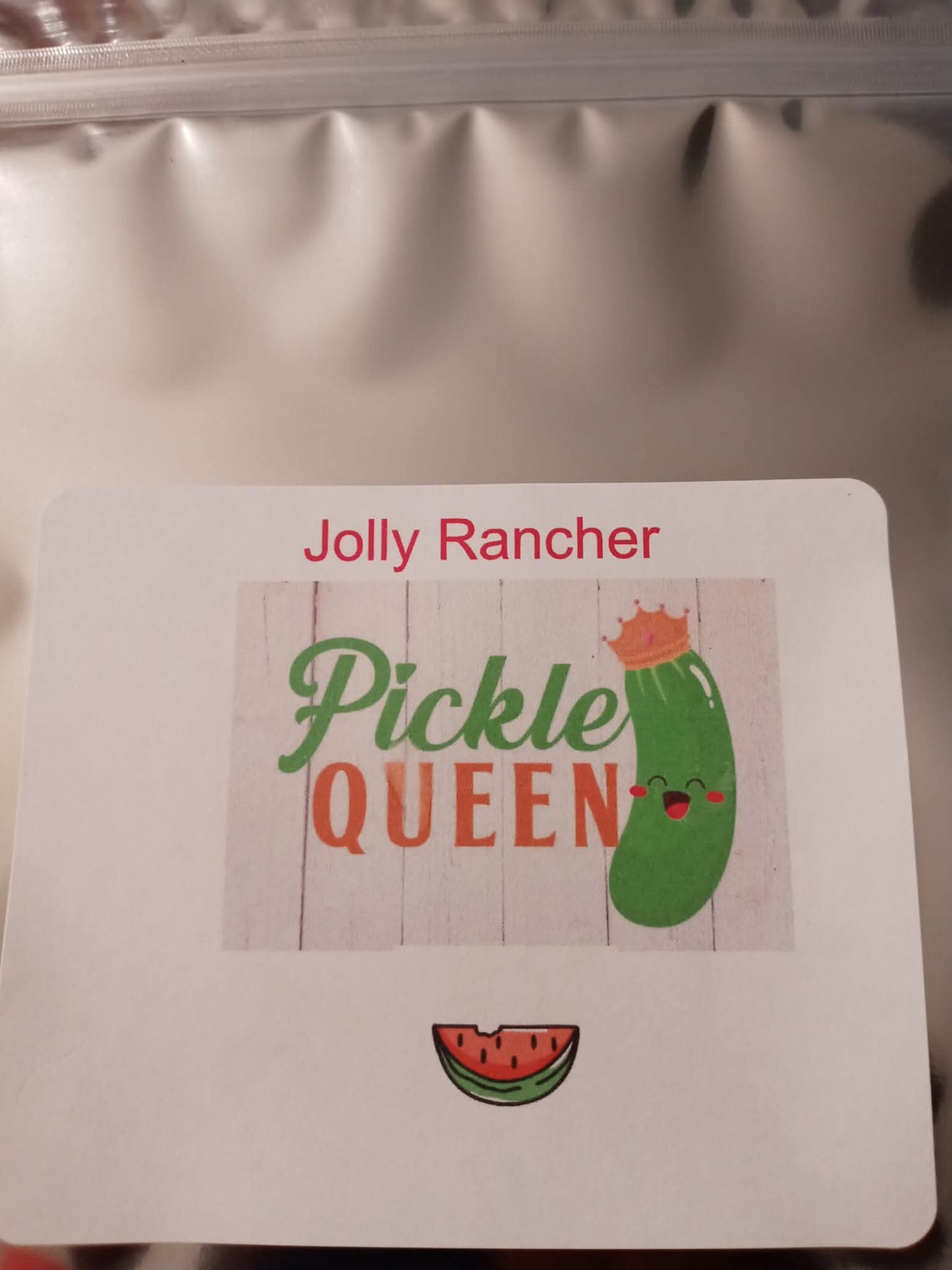 The pickle pickler Trio 🍑 watermelon 🍉 and 🍇